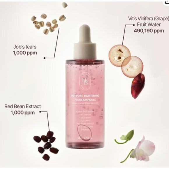 NEW HEVEBLUE Pot Pore Tightening Ampoule, Korean Skincare, Face Serum - Picture 4 of 6